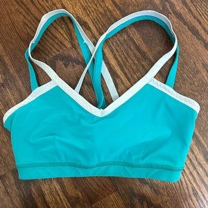 Lululemon blue sports bra